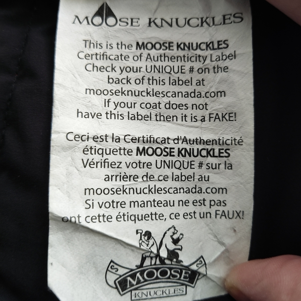 Moose Knuckles Red Redpath Hooded Down Jacket M - Picture 13 of 15